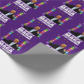 ドナルドトランプマガリトルクリスマスラッピング紙 ラッピングペーパー (角)