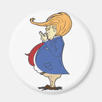 ドナルドトランプメールや文字を打つ マグネット