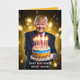 ドナルドトランプユーモアのある誕生日カード カード