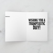 ドナルドトランプレインボーユニコーンすべての行事カード サンキューカード (内部)