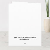 ドナルドトランプレザー空白のすべての行事カード カード (裏面)