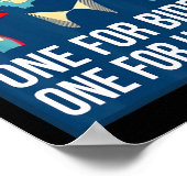 ドナルドトランプ中指バイデン氏ハリスアメリカレ ポスター (角)