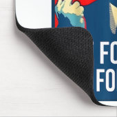 ドナルドトランプ中指バイデン氏ハリスアメリカレ マウスパッド (コーナー)