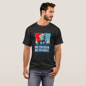 ドナルドトランプ中指バイデン氏ハリスアメリカレ Tシャツ (正面フル)