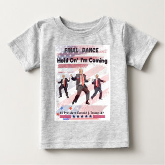 ドナルドトランプ乳児トドラーTシャツ ベビーTシャツ