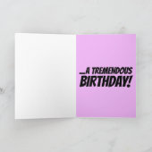 ドナルドトランプ妻誕生日カード シーズンカード (内部)