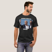 ドナルドトランプ射撃、 発砲で強くなる Tシャツ (正面フル)