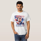 ドナルドトランプ就任式お祝いメンズ Tシャツ (正面フル)