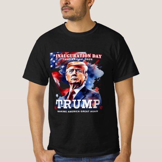 ドナルドトランプ就任式お祝い Tシャツ (正面)