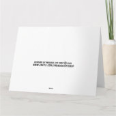 ドナルドトランプ山ラッシュモアビッグ誕生日カード カード (裏面)