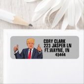 ドナルドトランプ差出人住所ラベル ラベル (インサイチュ)