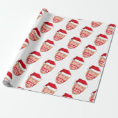 ドナルドトランプ怒クリスマス ラッピングペーパー (アンロールド)