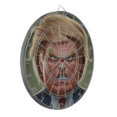 ドナルドトランプ怒顔 ダーツボード (正面左)