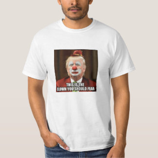 ドナルドトランプ怖いピエロ Tシャツ