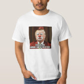 ドナルドトランプ怖いピエロ Tシャツ (正面)