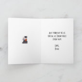 ドナルドトランプ折り畳みハッピーバースデーカード 招待状 (内部)