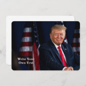 ドナルドトランプ書大統領 – 自分の文字 (正面/裏面)