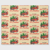 ドナルドトランプ来パパのクリスマスの家 ラッピングペーパー (フラット)