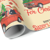 ドナルドトランプ来パパのクリスマスの家 ラッピングペーパー (ロールコーナー)