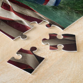 ドナルドトランプ水切りザ湿地MAGA 2024パズル ジグソーパズル (側面)