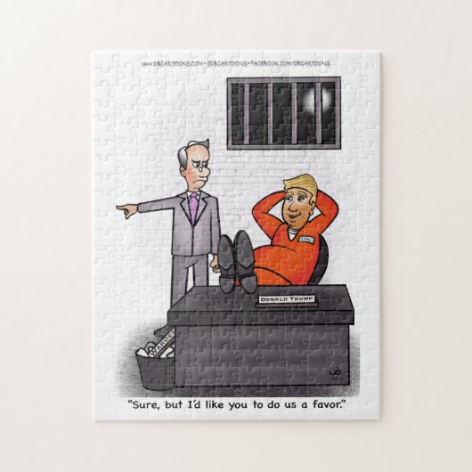 ドナルドトランプ漫画ジグソーパズル ジグソーパズル (縦)