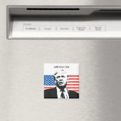 ドナルドトランプ米国国旗カスタム文字 マグネット (インサイチュ (食洗機))