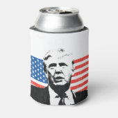 ドナルドトランプ米国国旗カスタム文字 缶クーラー (缶裏面)