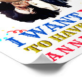 ドナルドトランプ記念日お祝いバルーン ポスター (角)