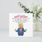 ドナルドトランプ誕生日カード カード (スタンド正面)