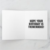 ドナルドトランプ誕生日グリーティングカードカード カード (内部)