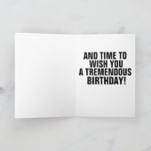 ドナルドトランプ誕生日グリーティングカード カード (内部)