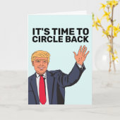 ドナルドトランプ誕生日グリーティングカード カード (黄色い花)