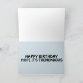 ドナルドトランプ誕生日素晴らし再び誕生日 カード (内部)