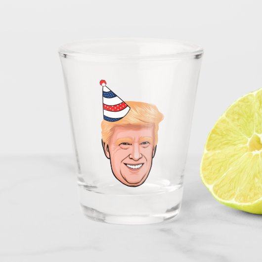 ドナルドトランプ誕生日 ショットグラス (正面)