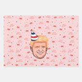 ドナルドトランプ誕生日 ラッピングペーパーシート (正面)