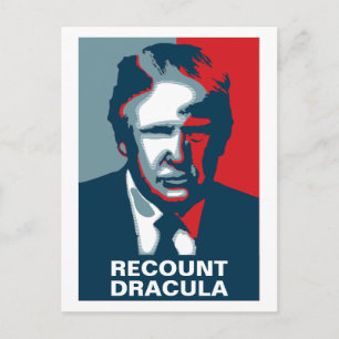 ドナルドトランプ語ドラキュラ ポストカード