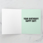 ドナルドトランプ途方もない誕生日ビッグカード カード (内部)