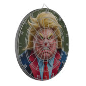 ドナルドトランプ顔怒漫画 ダーツボード (正面左)