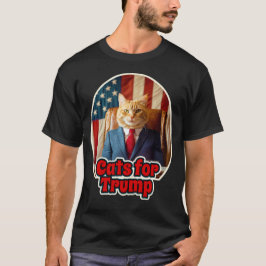 ドナルドトランプ2024のビジネス猫 Tシャツ