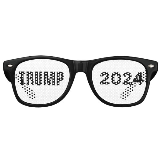 ドナルドトランプ2024パーティーサングラス レトロサングラス (正面)