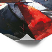 ドナルドトランプ2024ヒーローオイルペインティングスタイルAI ポスター (角)