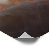 ドナルドトランプ2024ホワイトホースナイトヒーローおもしろいAI ポスター (角)