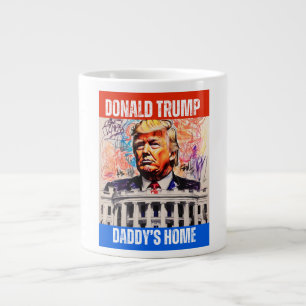 ドナルドトランプ – パパの家 ジャンボコーヒーマグカップ