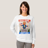 ドナルドトランプ – パパの家 Tシャツ (正面フル)
