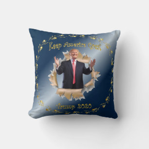 ドナルドトランプ～ブレイクアウト保枕アメリカ素晴らし～ クッション