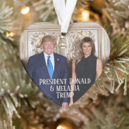 ドナルドトランプ&メラニアエレガント大統領 オーナメント