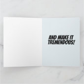 ドナルドトランプMAGAリトルクリスマスカード カード (内部)