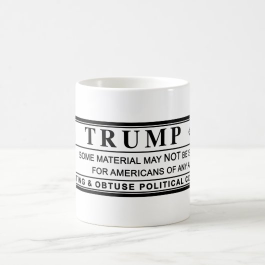 ドナルドト警告ランプ コーヒーマグカップ (中央)