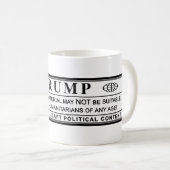 ドナルドト警告ランプ コーヒーマグカップ (正面右)