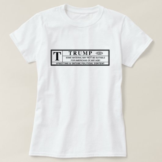 ドナルドト警告ランプ Tシャツ (デザイン正面)